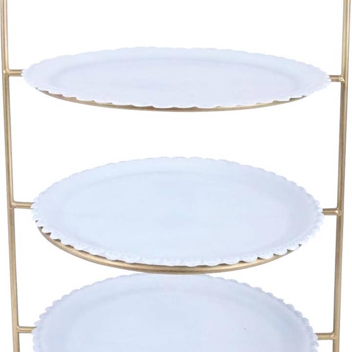 HOFF-INTERIEUR – Bandeja de servir por atacado – CONJUNTO DE 4 PEÇAS ETAGERE "SORRENTO" (6117)