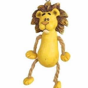 Bac 038 Lion Ornament for wholesale by J Devlin Glass Art & Bert Anderson Collection