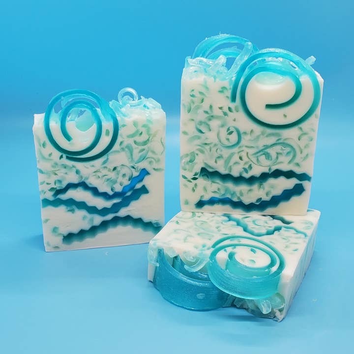 "Tropical Rain" Handcrafted Soap for wholesale by Allini Handcrafted Soap