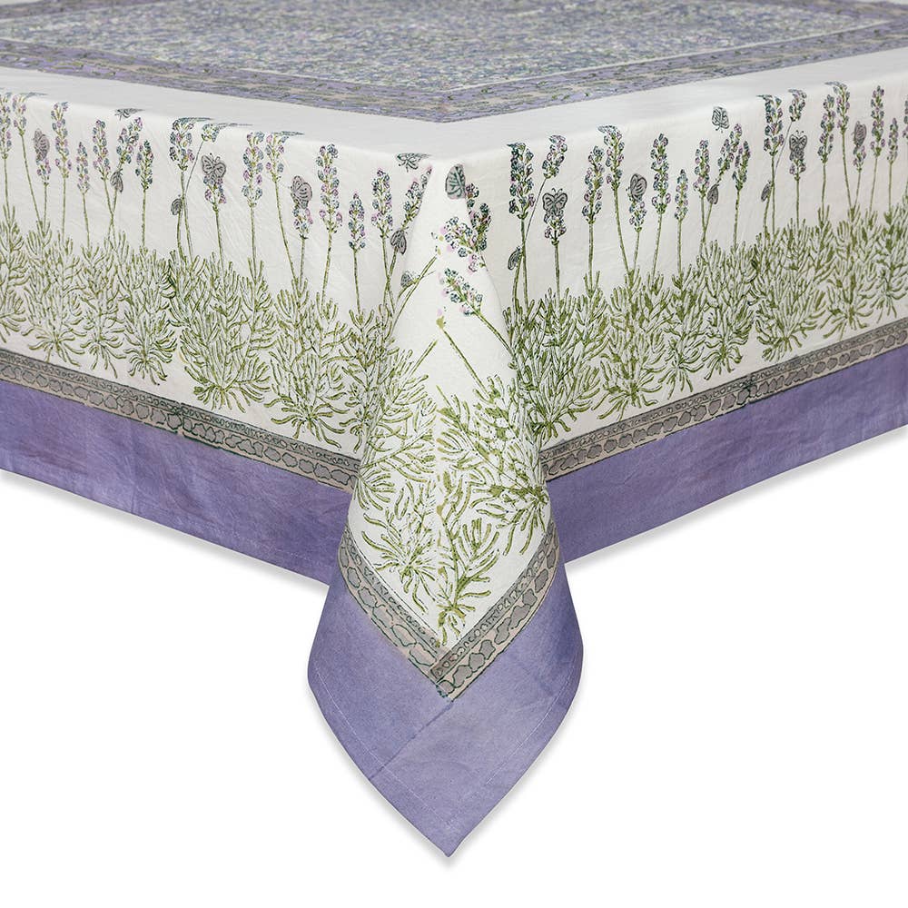 Couleur Nature – wholesale Tablecloth – Lavender Purple | French Tablecloth13