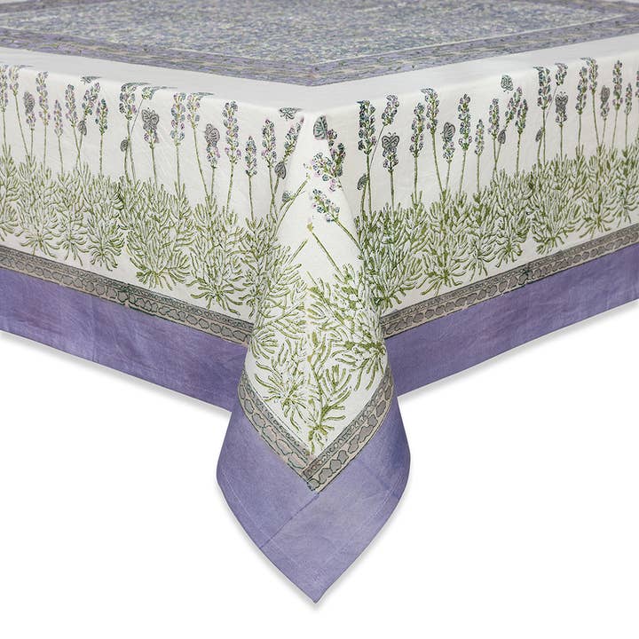 Couleur Nature – wholesale Tablecloth – Lavender Purple | French Tablecloth13
