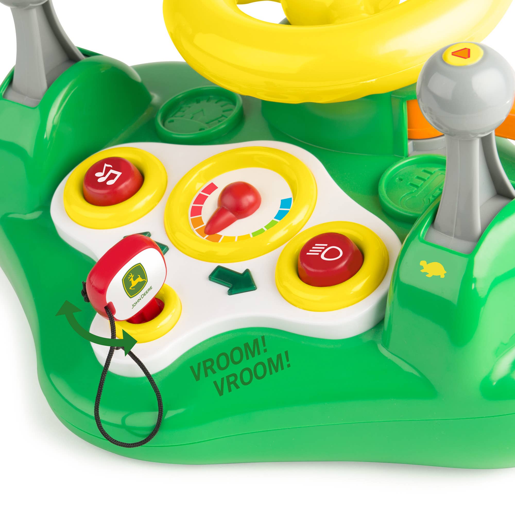 TOMY - Wholesale Classic Toy - Kids - TOMY John Deere Busy Driver Kids Toy Steering Wheel3