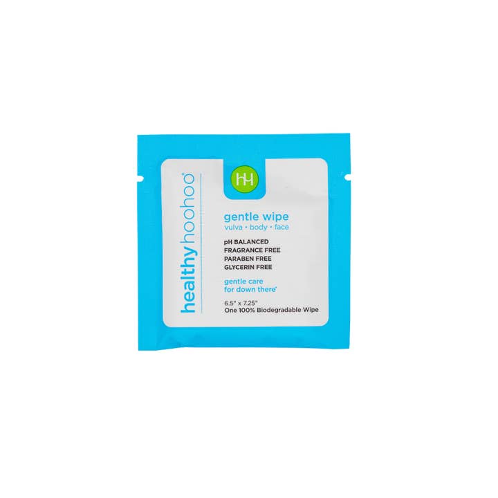 5 Individually Wrapped Gentle Wipes for wholesale by Healthy Hoohoo