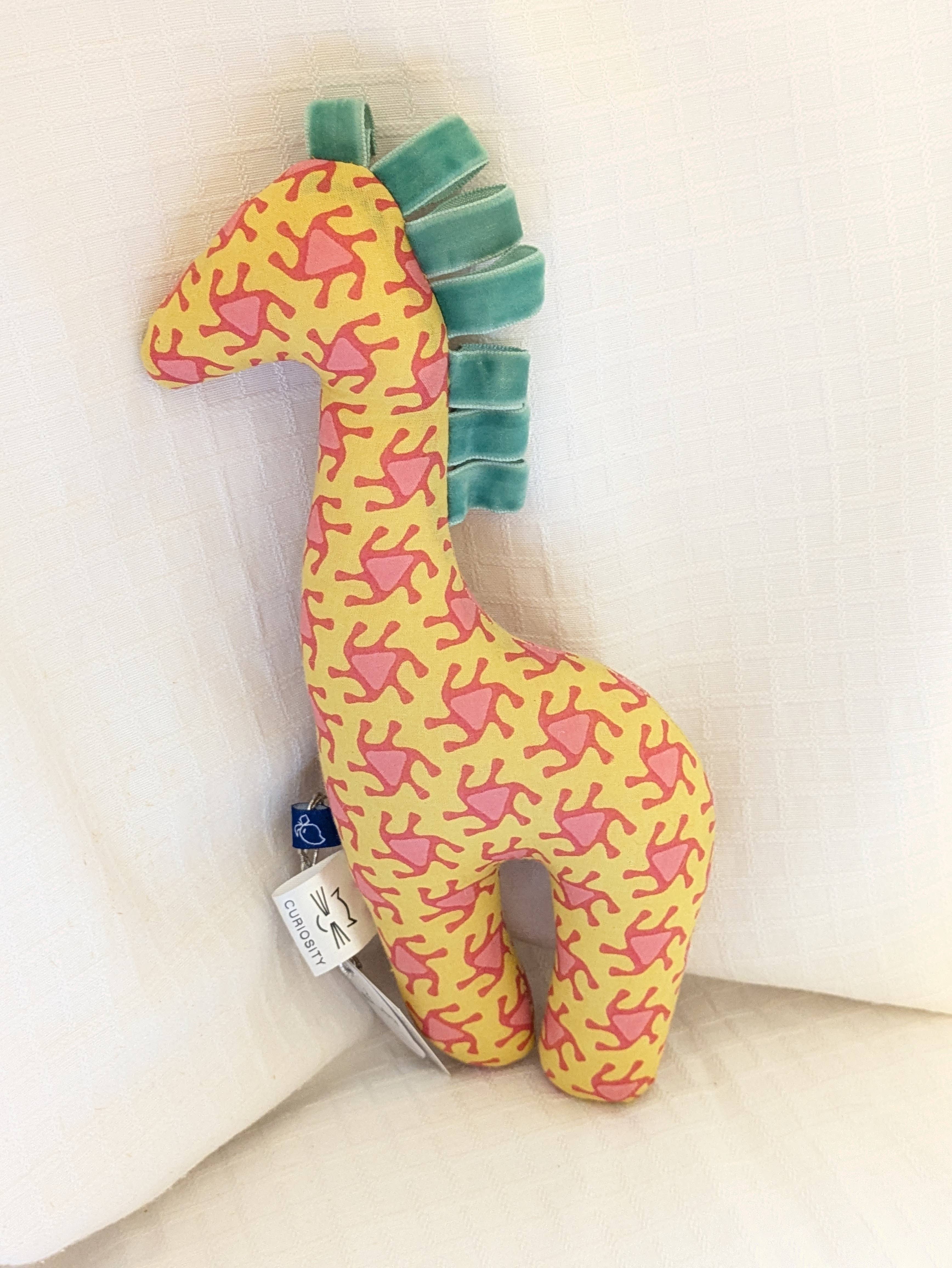 Curiosity – wholesale Stuffed/plush toy – Kids & baby – Cotton Ribbon Giraffe Stuffed Toy2