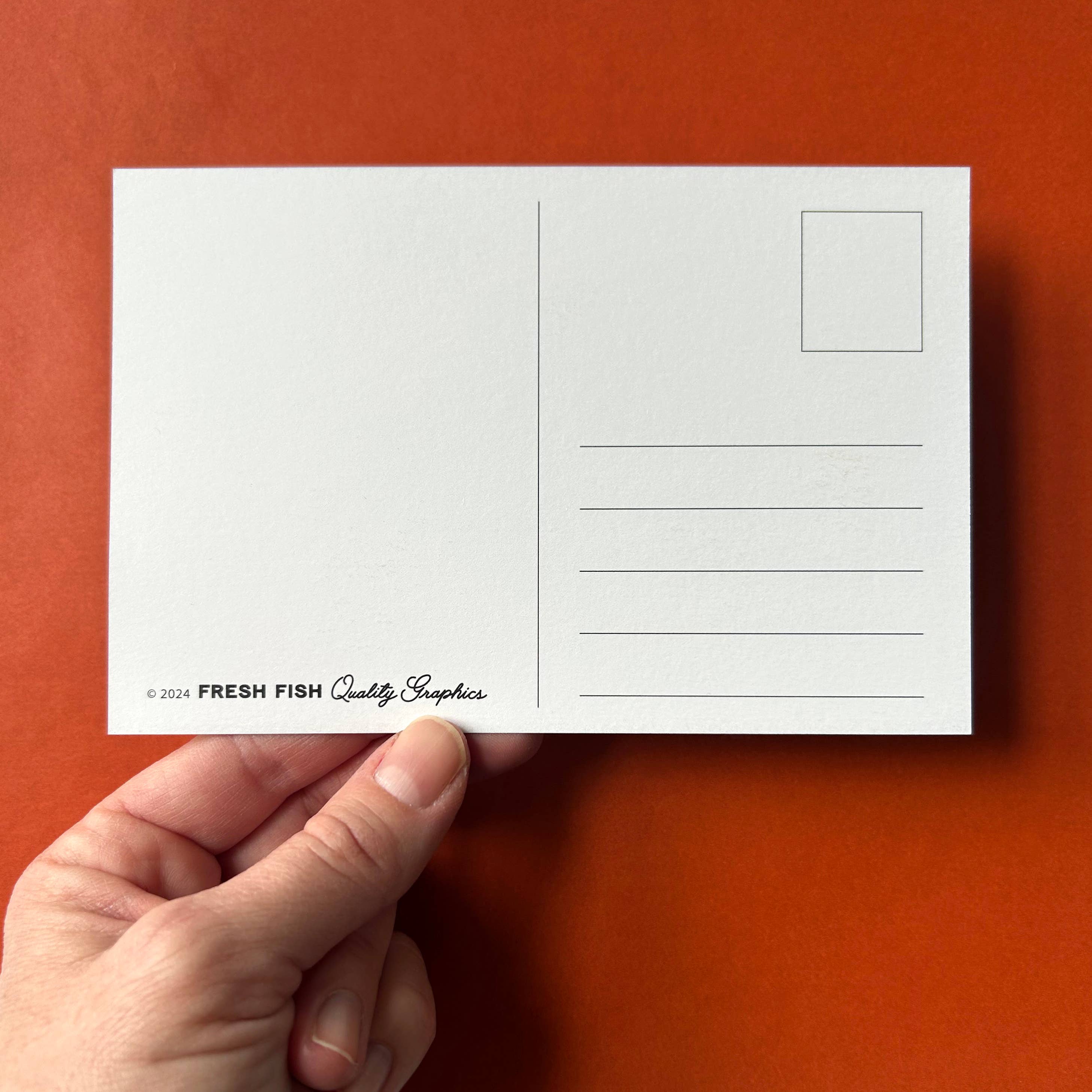 Fresh Fish - Wholesale Postcard - Birth of the Jersey Devil - NJ Pine Barrens - TEN Postcards2