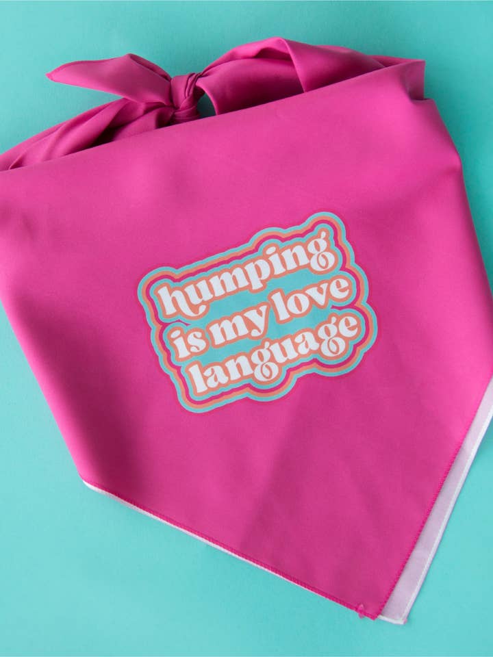 LOVE LANGUAGE BANDANA for wholesale by Doggy Issues