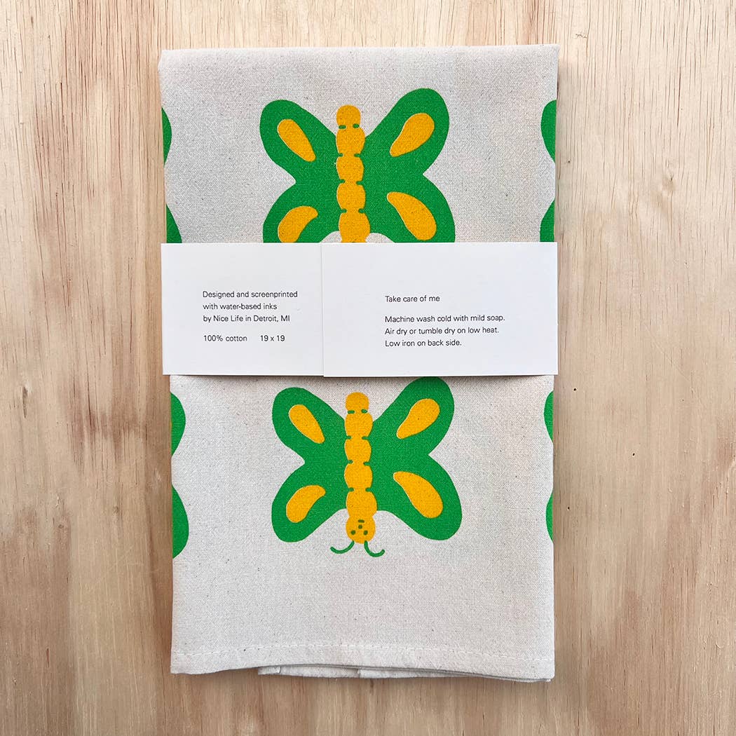 Nice life - Wholesale Tea Towel - Butterfly tea towel4
