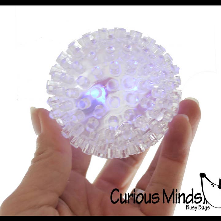 Curious Minds Toys - Wholesale Light-Up Toy - Kids & Baby - Brite Ball Lite Bright - 80's Vintage Style Toy - Draw with 4