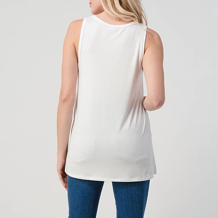 Heimious - Vente Débardeur – femme - Débardeur en jersey modal avec fentes latérales, T46821