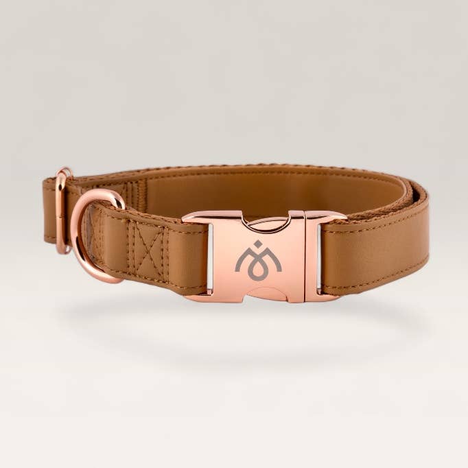 Diamantbrunt Mooshi-halsband för wholesale av Mooshi Pet Lifestyle