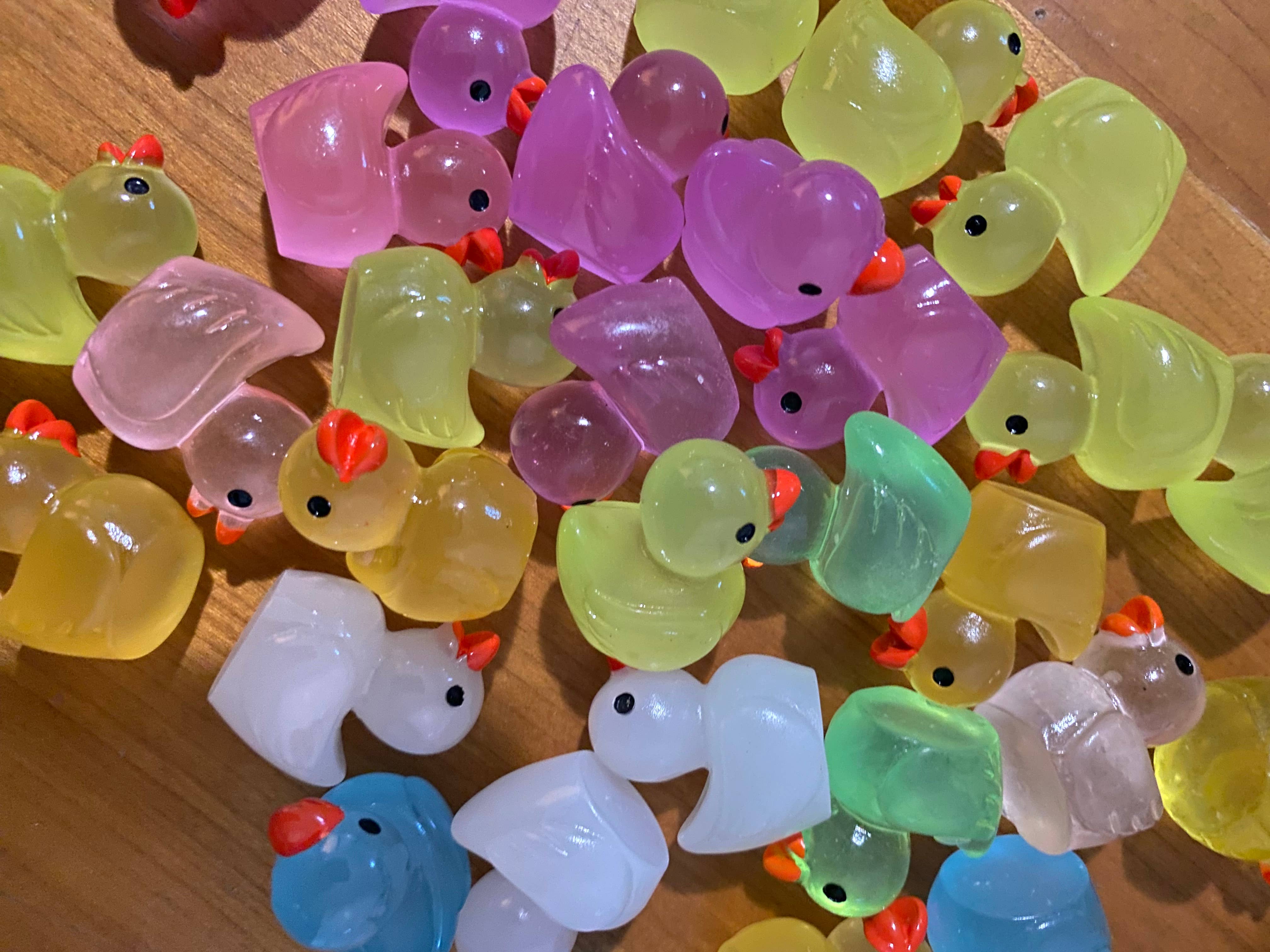 Moon River Designs - Vente Figurine décorative - Canards en acrylique Glow in the Dark 1