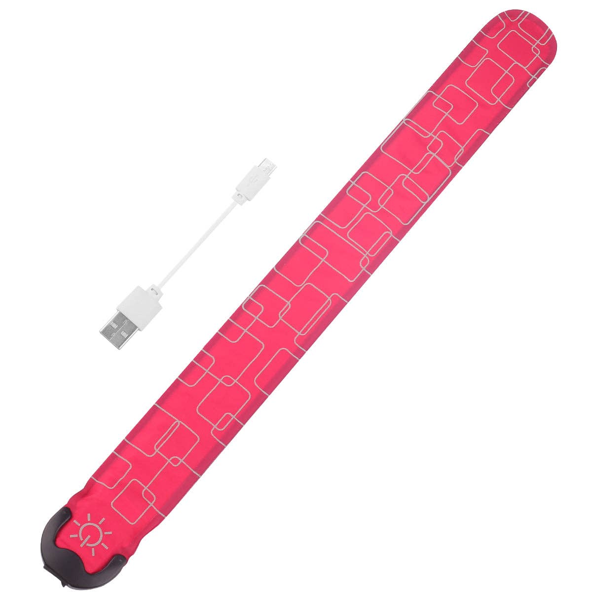 Pink Battery Powered Led Wristband for wholesale on Faire1
