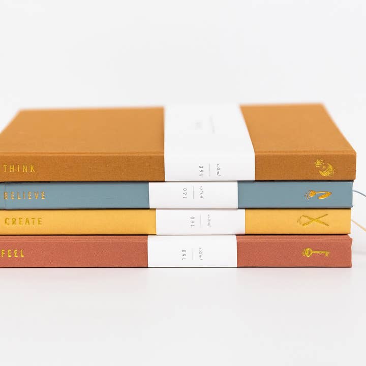Blank Journal: Think, Believe, Feel, Create Stationery and other Purchase wholesale blank notebooks. Free returns & net 60 terms on Faire trending on Faire.