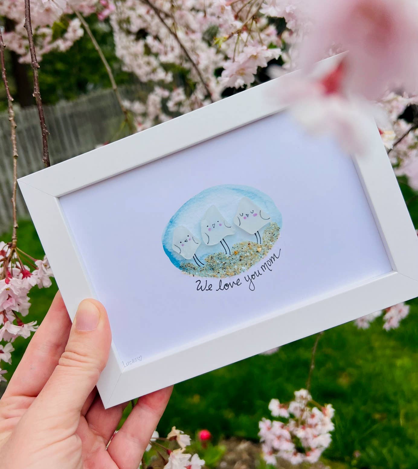 Sook & Hook - Wholesale Art Print - Shore Birds Sea Glass Art8