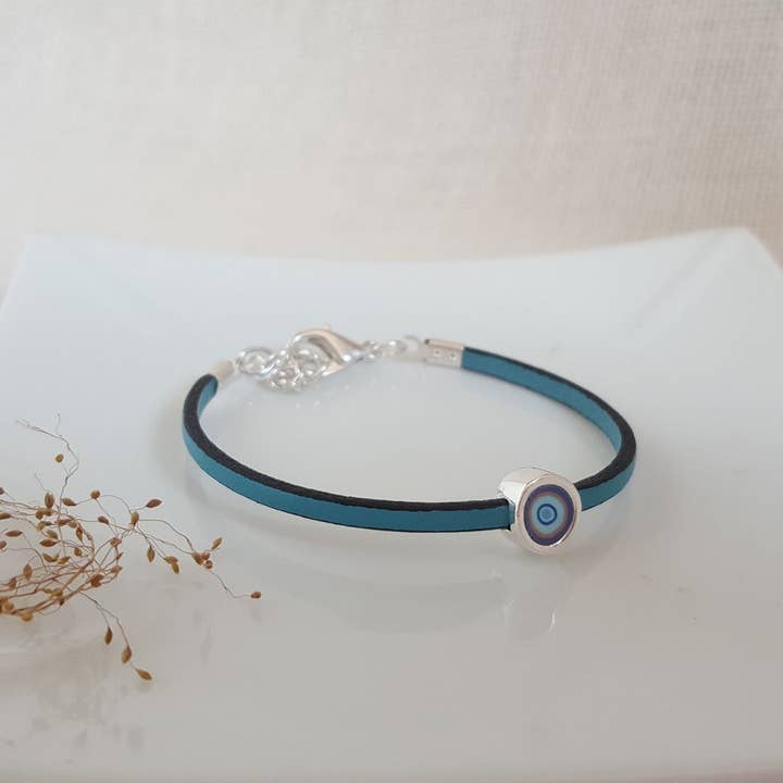 PASTACUITA - Venta al por mayor Brazalete - Pulserita redonda "Millefiori" de colores variados18