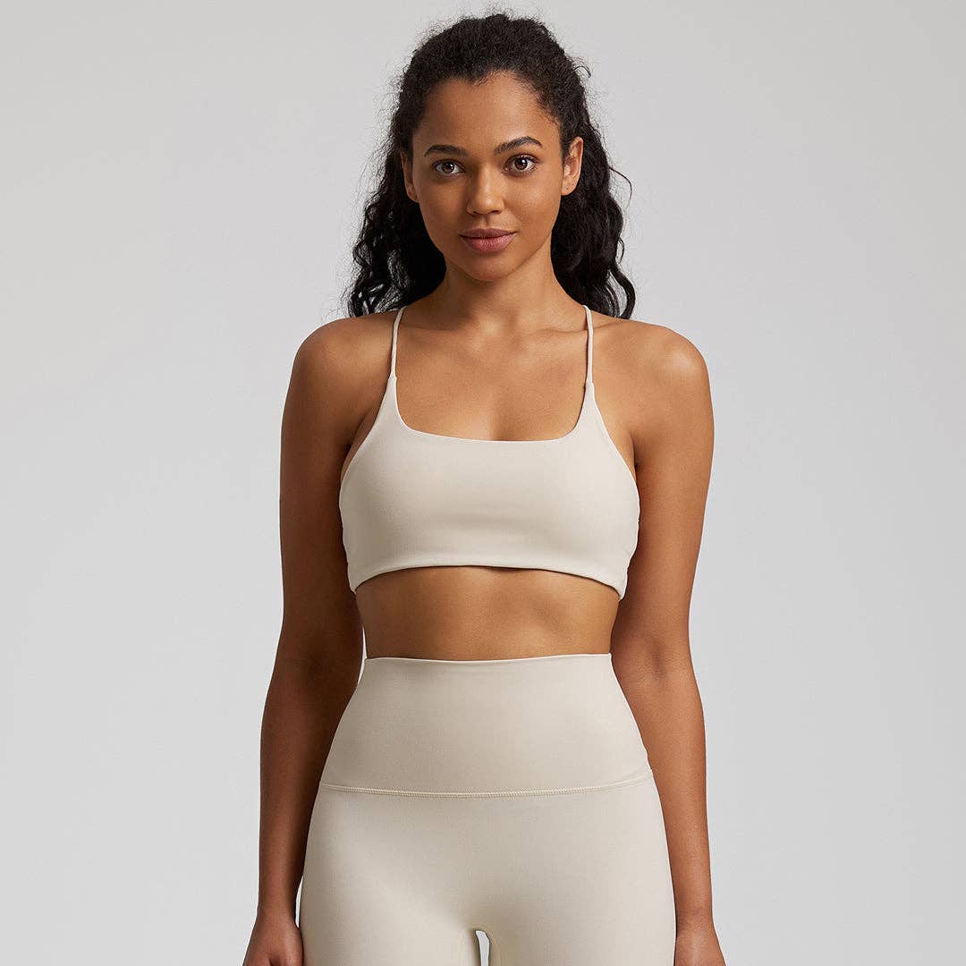 WONDERXFANS - Wholesale Sports Bra - Women's - Thin shoulder strap cross back sports bra6