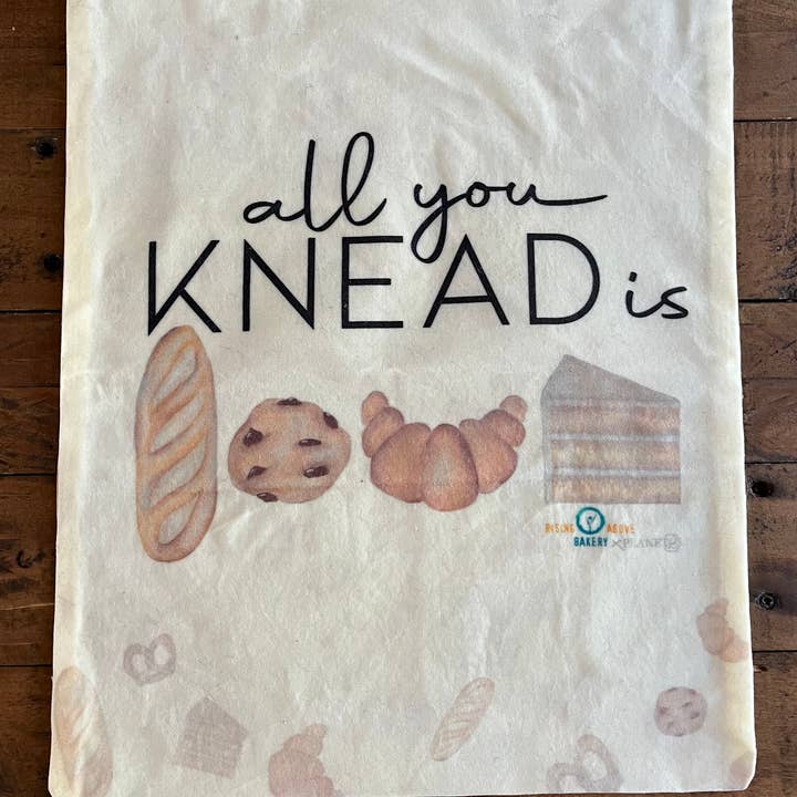 Planet B, Inc. - Wholesale Food Storage Wrap/Bag - Beeswax Bread Bag - All You Knead is Love