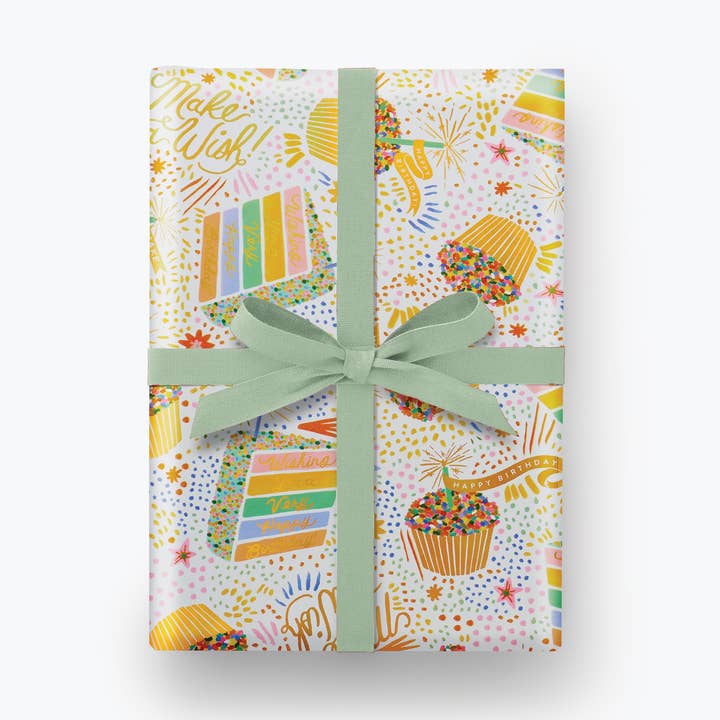 Birthday Cake Continuous Wrap for wholesale by Rifle Paper Co.