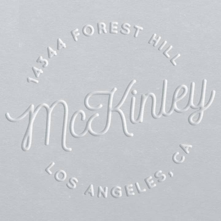 Endereço Embosser - McKinley por atacado de Ladd Stamps
