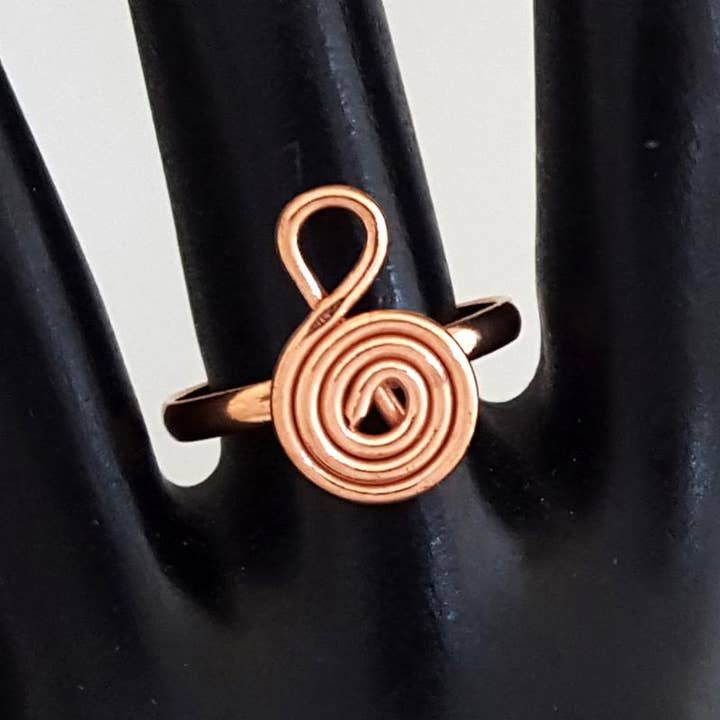 Costello International - Wholesale Cocktail/Statement Ring - Art Deco Pure Healing Copper Rings9