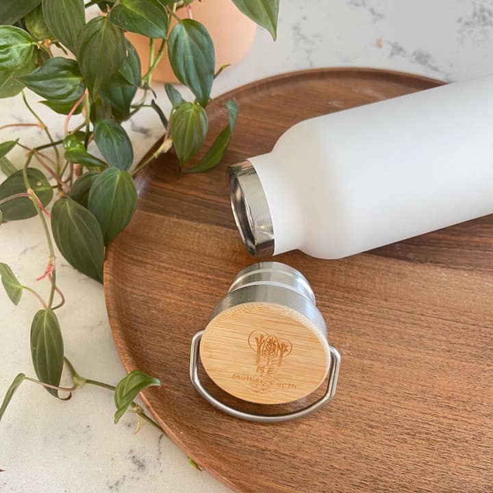 Me Mother Earth - Wholesale Water Bottle - Stainless Steel Water Bottle with Bamboo Lid