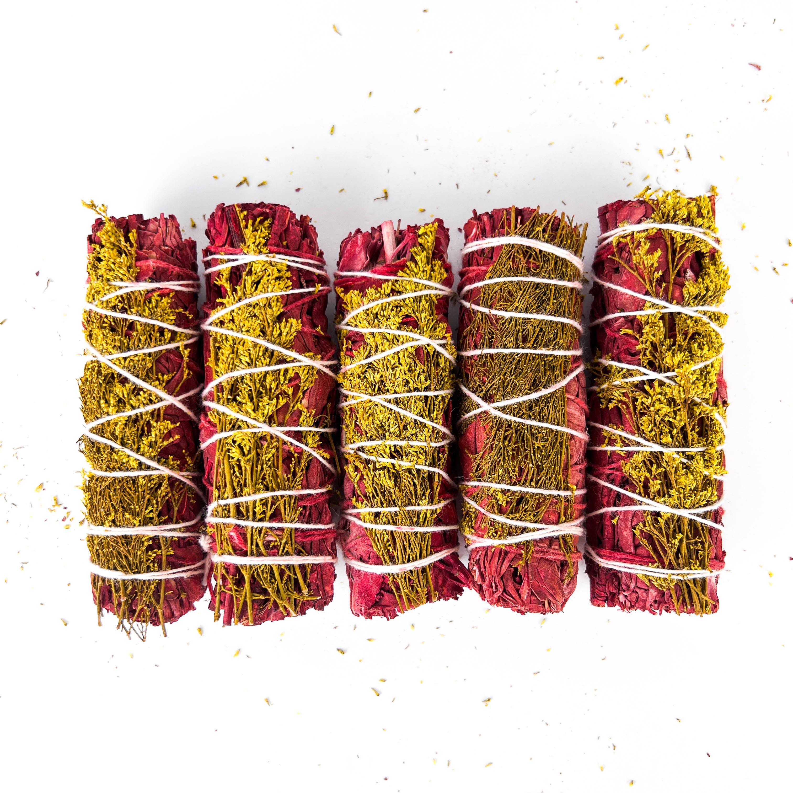 GREENROOTS USA LLC - Wholesale Sage Bundle - Dragon's Blood Sage W/ Wild Flower 4"11