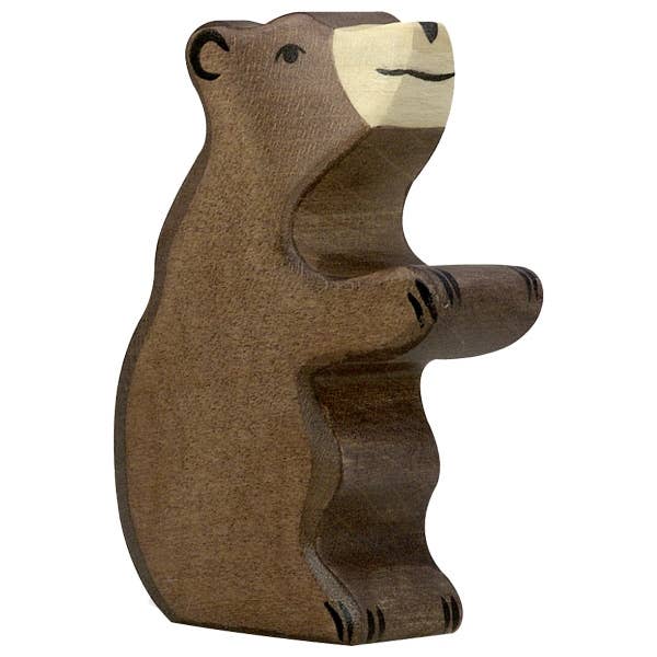Brown bear, small, sitting for wholesale by Goki Australia
