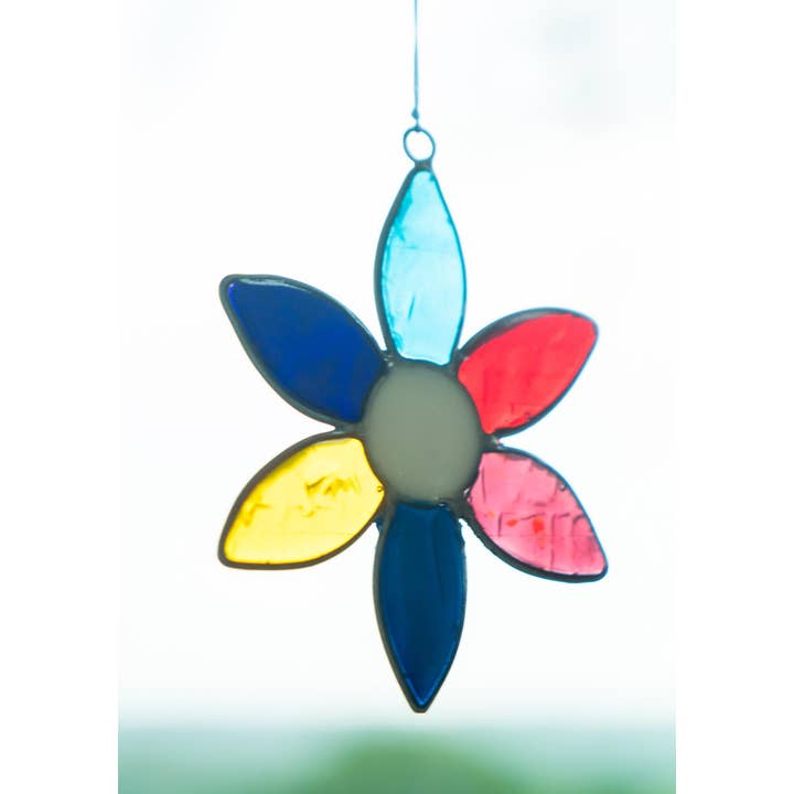 Namaste - Wholesale Suncatcher - Multi Colour Flower Suncatcher1