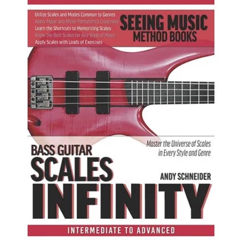 Books by splitShops - Wholesale Book - Adult - Bass Guitar Scales Infinity: Master the Universe of Scales In Every Style and Genre - Paperback