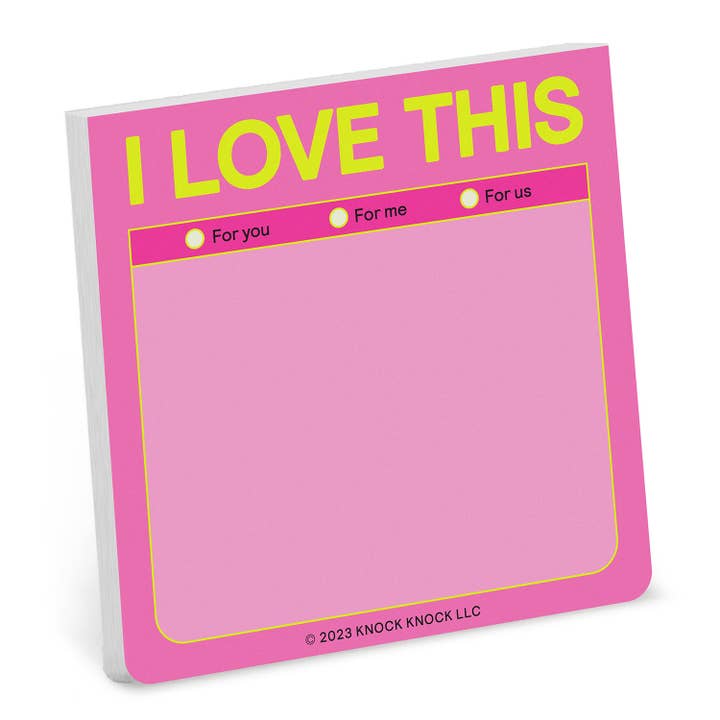 Knock Knock - Wholesale Retailer Display - Paper & Novelty - Sticky Notes Display FILLED with 72 Sticky Notes