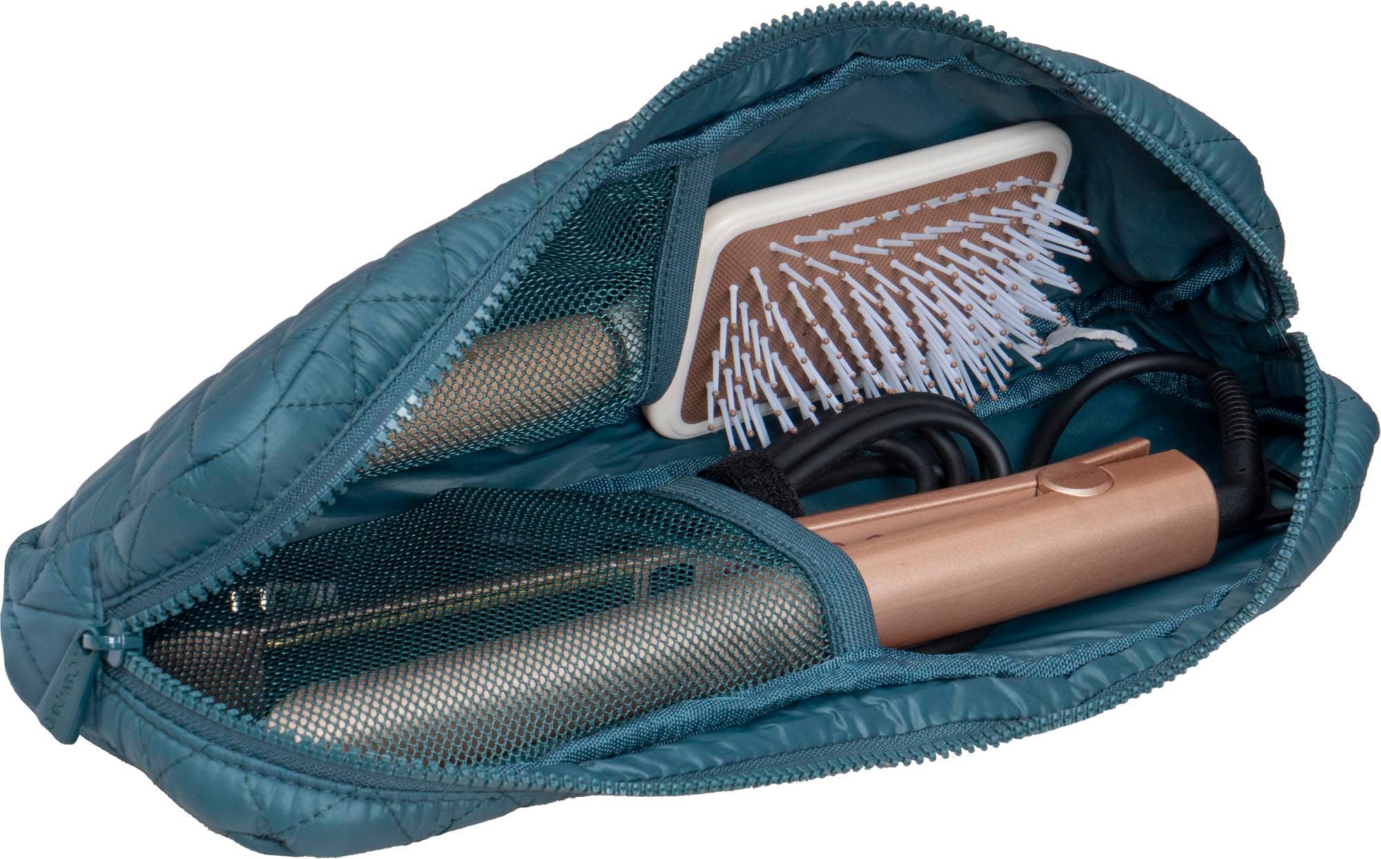 Magid - Wholesale Makeup/Cosmetic Bag - Joan & David Diamond Quilted Hair Tool Zippered Travel Case6