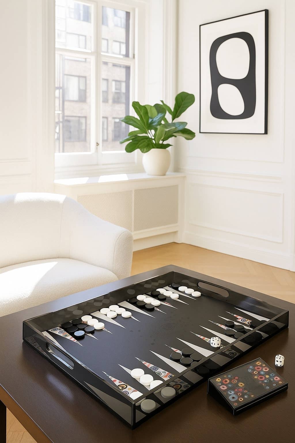 Maven Home - Wholesale Board Game - Game, Backgammon Tray - Evil Eye0