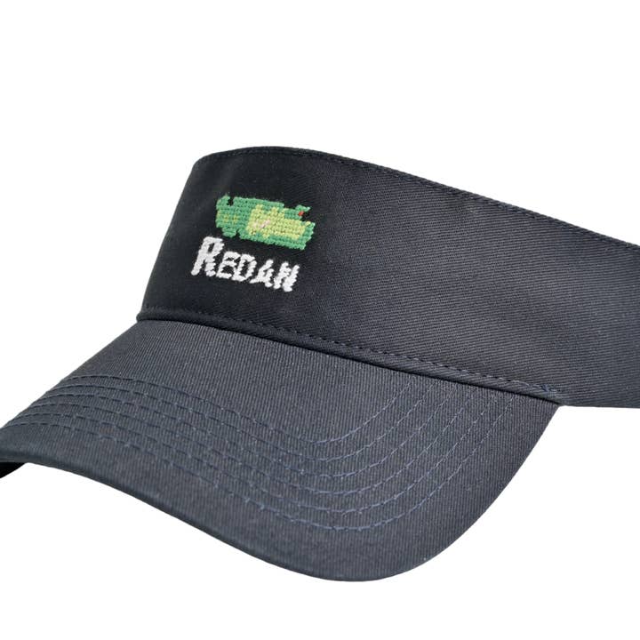 Template Hole Needlepoint Visor for wholesale by Needle Golf