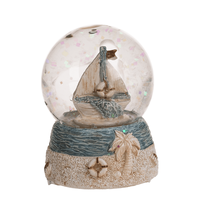 Out of the blue KG - Vente Décorations de table - Balle pailletée en polyrésine, maritime,3