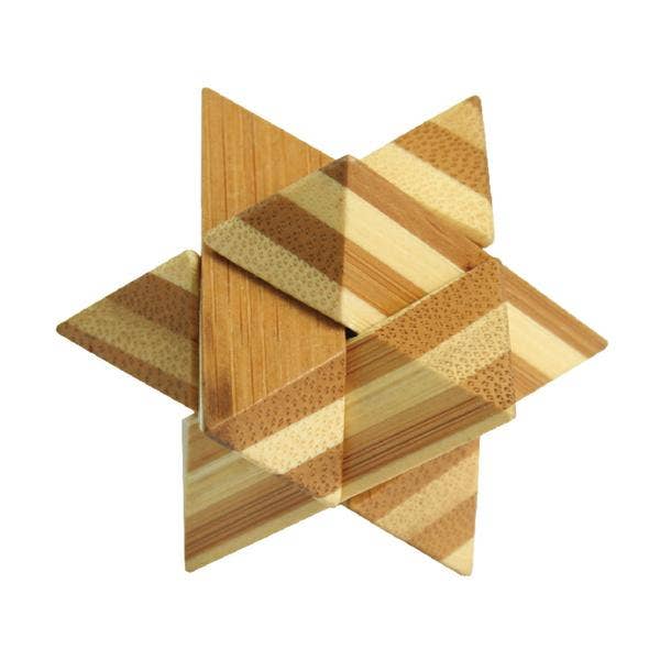 Handcrafted Gift – wholesale Puzzle – Child – Small Complex Bamboo Puzzles - Display Set1