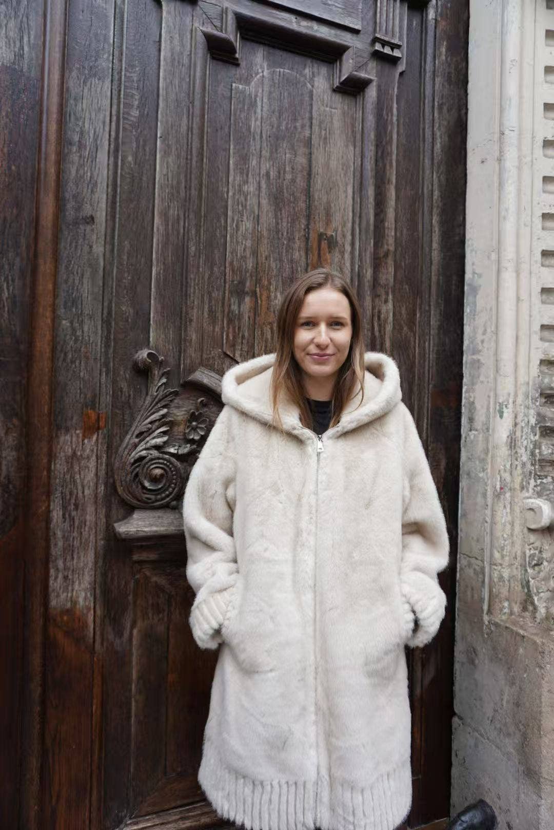 CIAO MILANO - Wholesale Fur/Faux Fur Coat - Women's - 284012 Faux fur hooded coat4