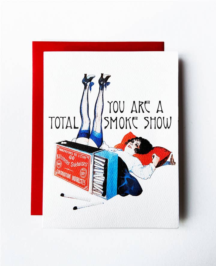 The Twentieth - Wholesale Love Card - Smoke Show Vintage Style Art Deco Love Card0