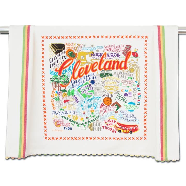 catstudio - Wholesale Tea Towel - Cleveland Dish Towel