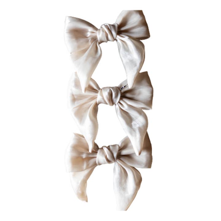 Luxe B Co - Wholesale Christmas Decoration - Bow Gauze Cream Set of 31