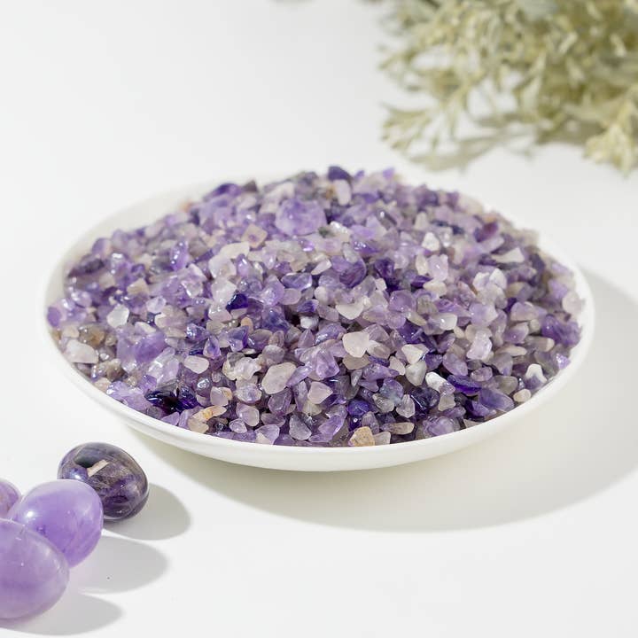 Lot de gros 1 kg | Éclats d’améthyste | Éclats de pierres précieuses pour la vente par Soothing Crystals