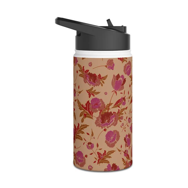 Bottiglia d'acqua in acciaio inossidabile, coperchio standard per la vendita all'ingrosso da parte di Fox & Willow Design Studio