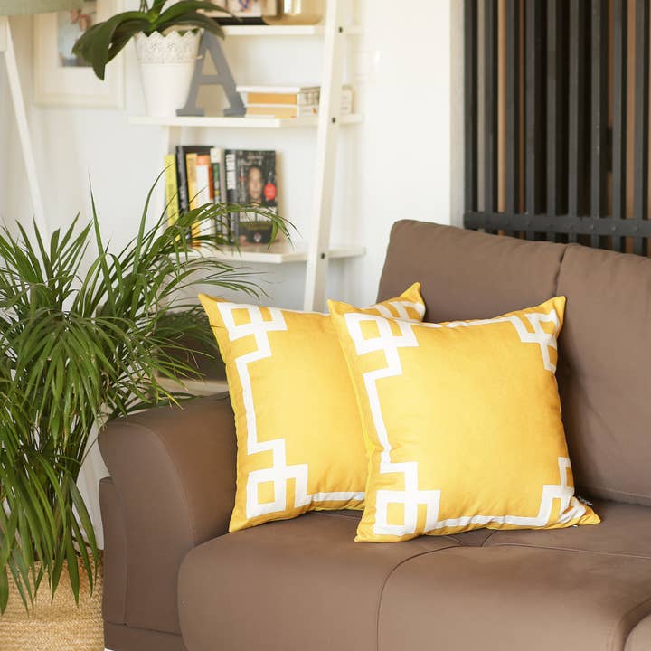 Geometric Throw Pillow Cover (Set of 2) for wholesale by MIKE & Co. NEW YORK