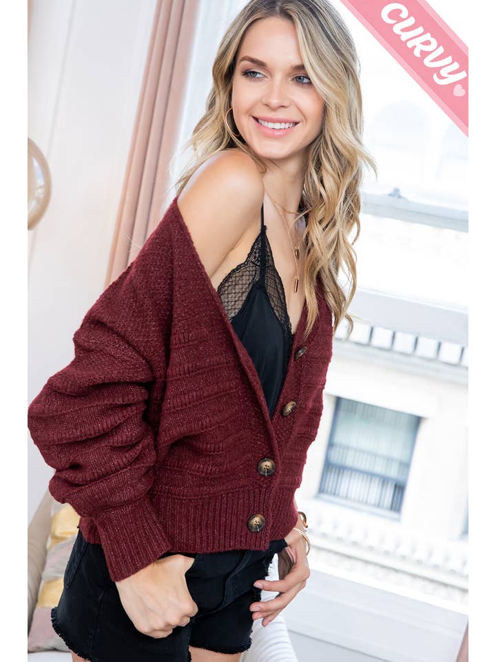 Sweet Lovely by Jen - Wholesale Cardigan - Women's - SW203PL SWEATER CARDIGAN6