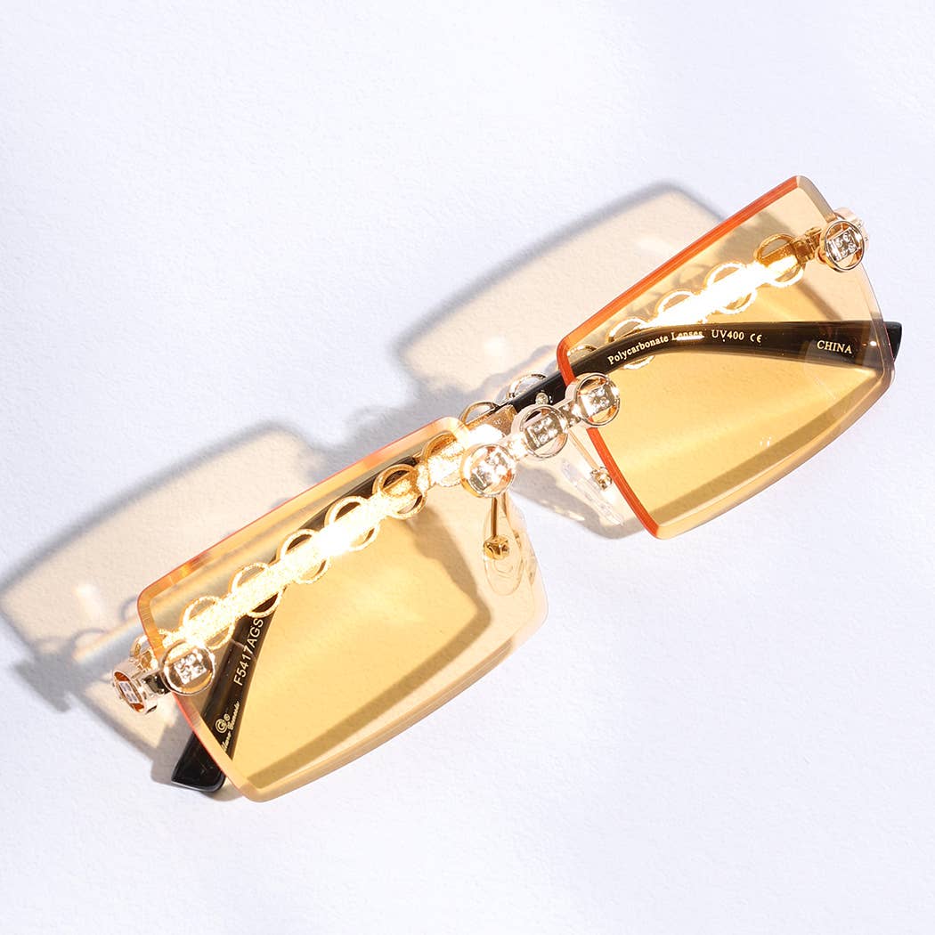 12 ASSORTEREDE FARVER Square Allure Genesis dekorative benede solbriller for engroshandel på Faire12