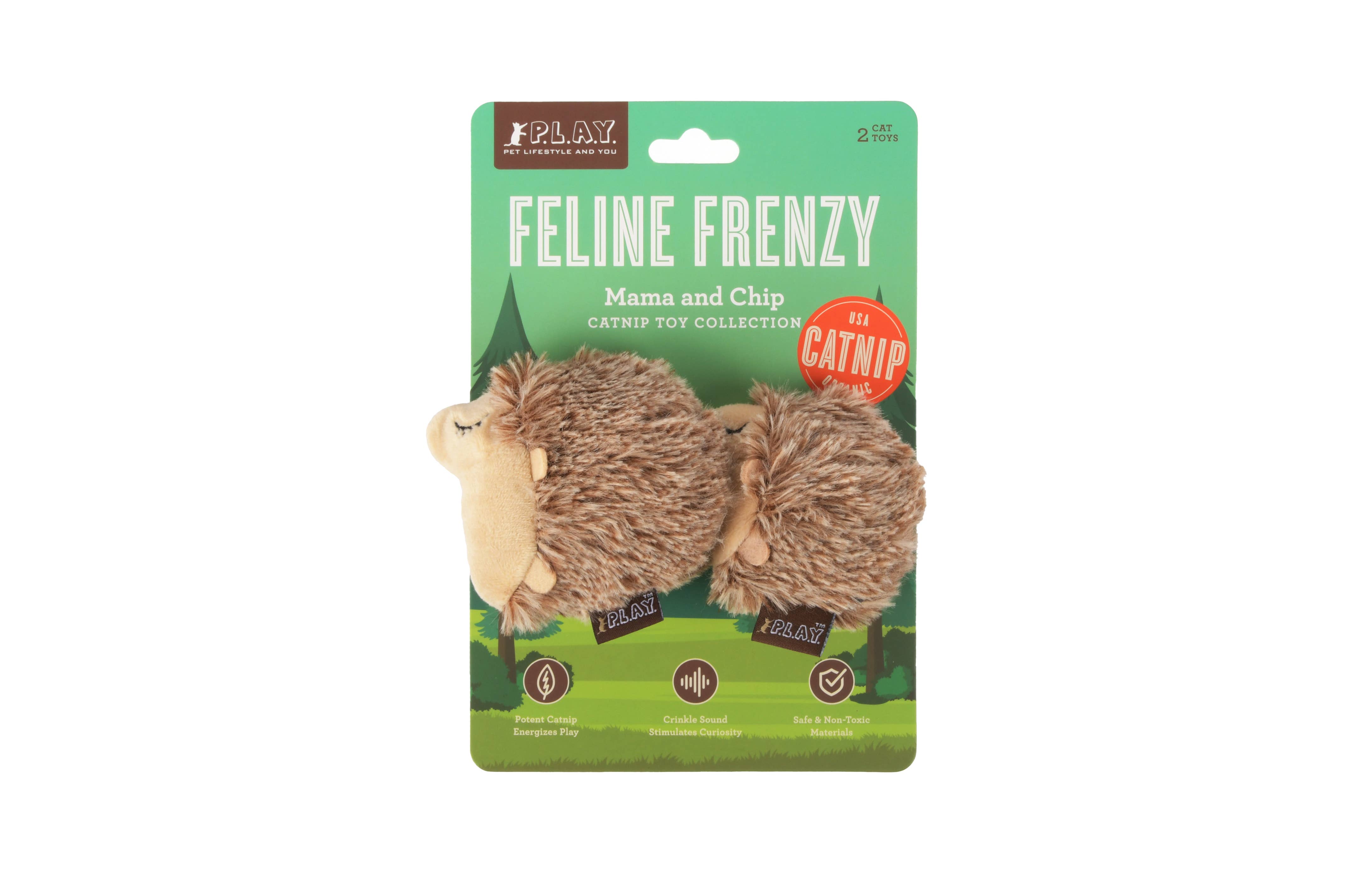 P.L.A.Y. Pet Lifestyle and You - Wholesale Pet Toy Set - Cat - Feline Frenzy Forest Friends - Mama and Chip4