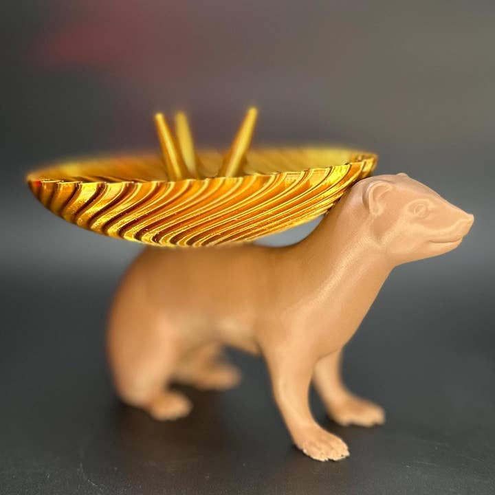 Portagioie Adorabile a Forma di Furetto – Piatto Unico per Anelli, Collane e Accessori per la vendita all'ingrosso da parte di <3 Studio