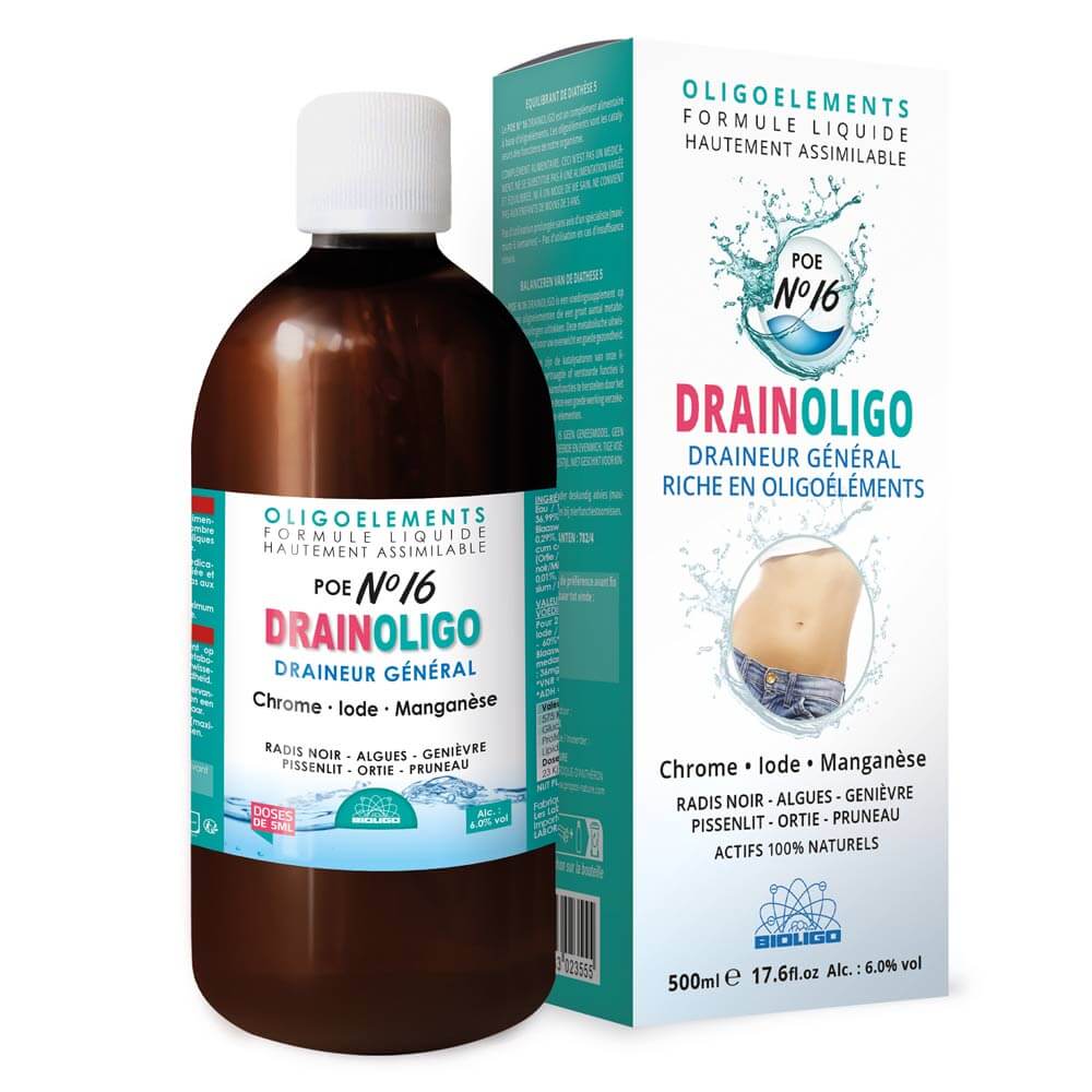 Propos'Nature – Großhandel Nahrungsergänzungsmittel/Vitamin zum Einnehmen – Poe Nr. 16 - Drainoligo - Drainage - 200ml, 500ml1