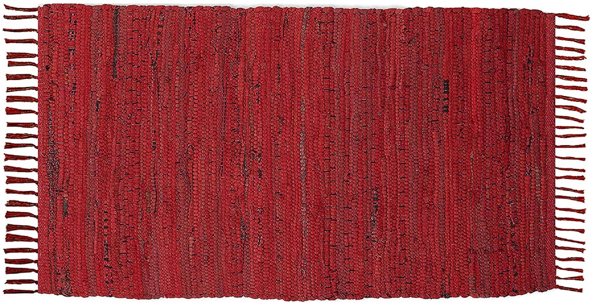 COZY HOMES COLLECTION - Wholesale Area Rug - Handmade Cotton Chindi Rug Rag 3'X5' with Tassel fringes6