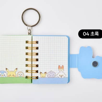 K-Wonderland – Engroshandel Notesbog – Pokémon Poképeace Mini Nøglering Notesbog6