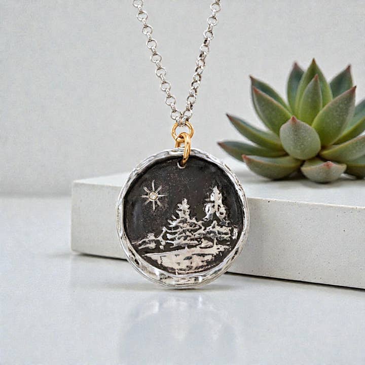 Colar Diamond Sky por atacado de J + I Jewelry